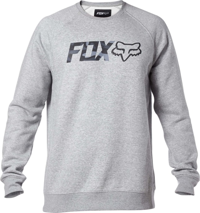 FOX Legacy Crew Fleece, heather grey