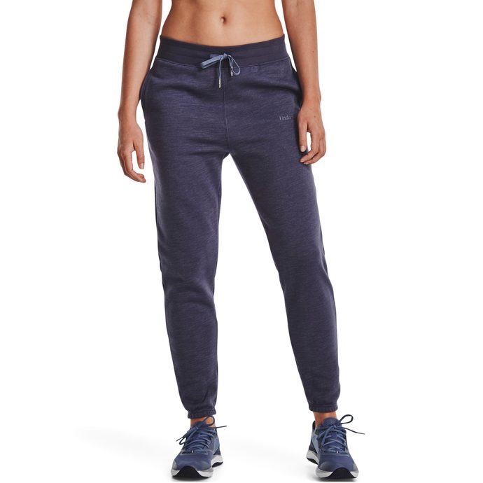 UNDER ARMOUR Essential Script Pant, Gray