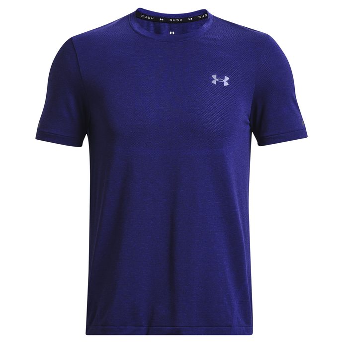 UNDER ARMOUR Rush Seamless Legacy SS, blue