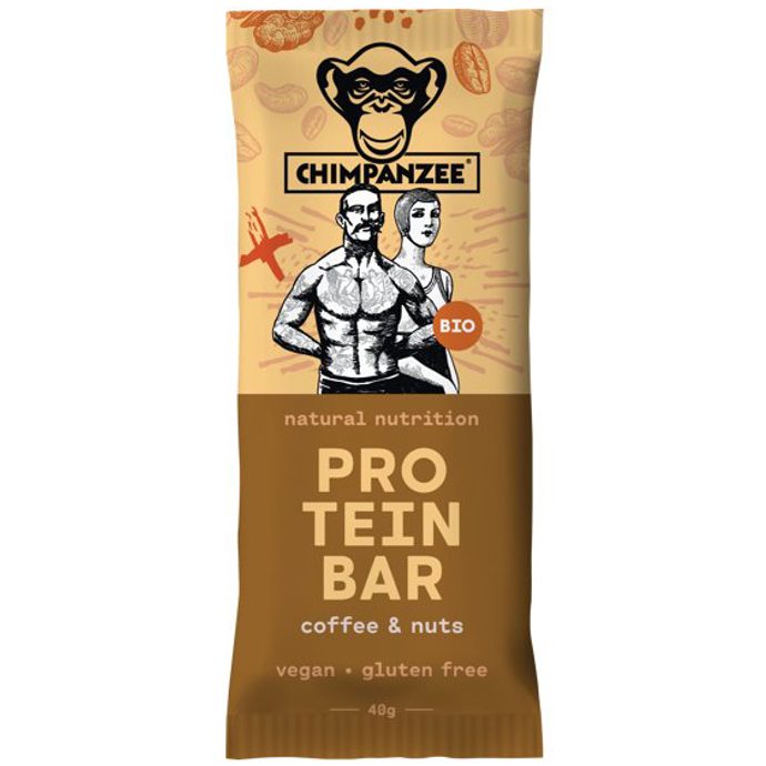 CHIMPANZEE BIO PROTEIN BAR COFFEE - NUTS 40G