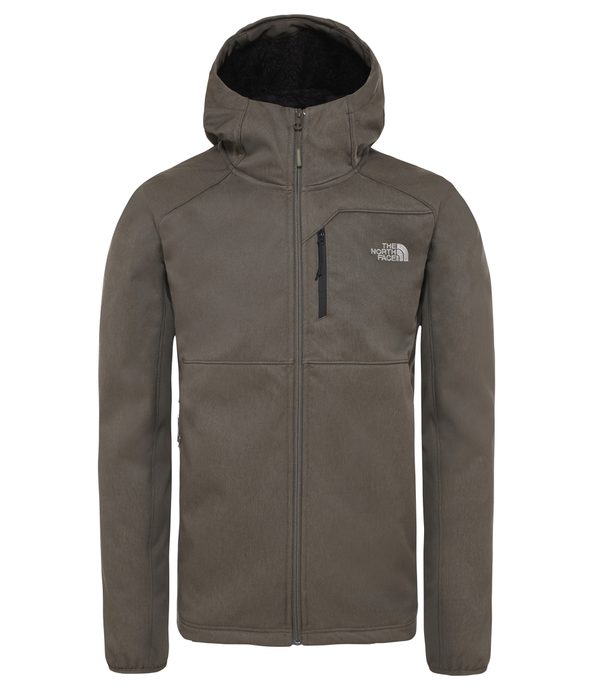 THE NORTH FACE M QUEST HD SFTSHL NEW TAUPE GRN DARK HEATHR