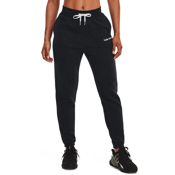 UNDER ARMOUR Essential Script Pant, Black