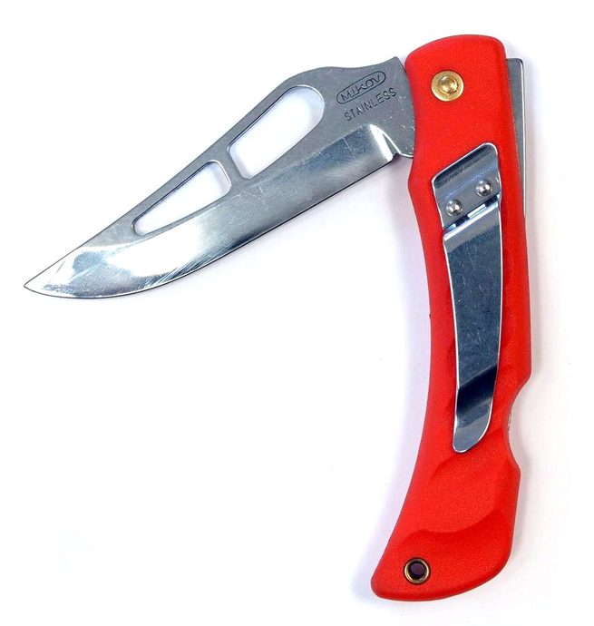 MIKOV KNIFE 243-NH-1/A BUCKLE RED