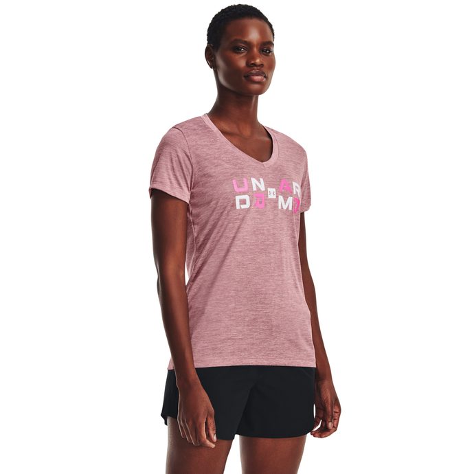  Tech Twist Graphic SSV, Pink - T-shirt short
