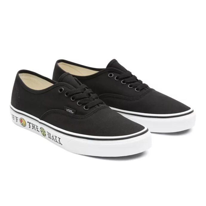 VANS UA AUTHENTIC (SIDEWALL), OTW BLACK