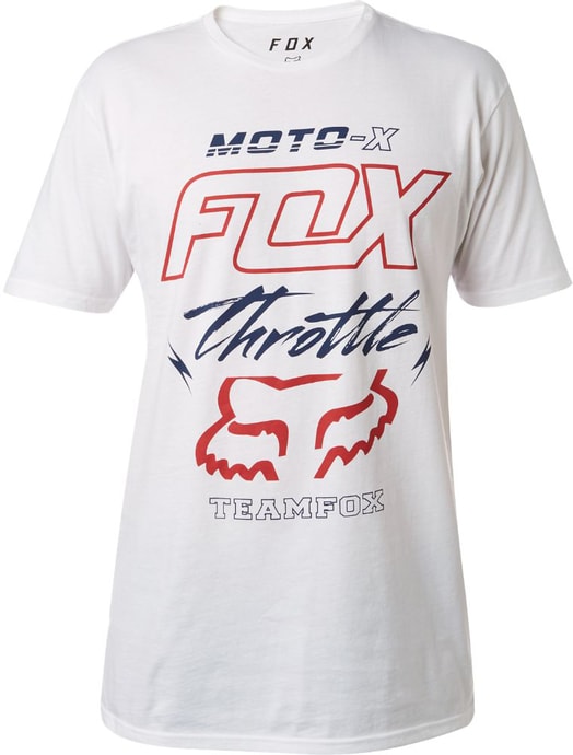 FOX Throttled ss premium tee Optic White