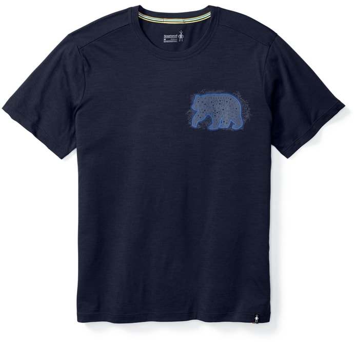 SMARTWOOL M MERINO 150 URSA TEE, deep navy