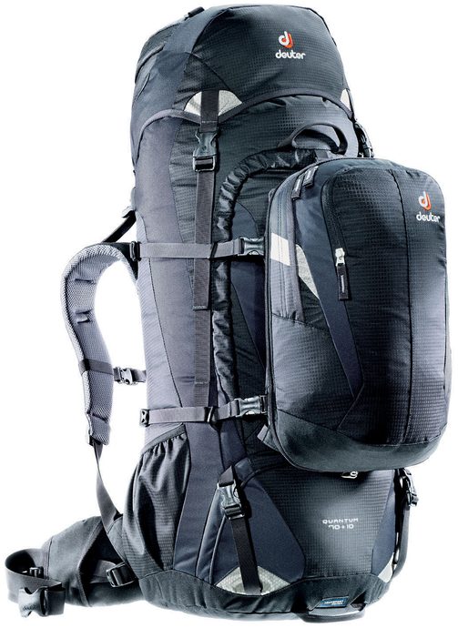 DEUTER Quantum 70+10 black-silver