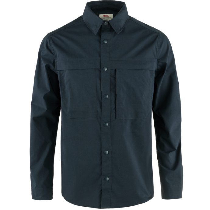 FJÄLLRÄVEN Abisko Trail Shirt LS M Dark Navy