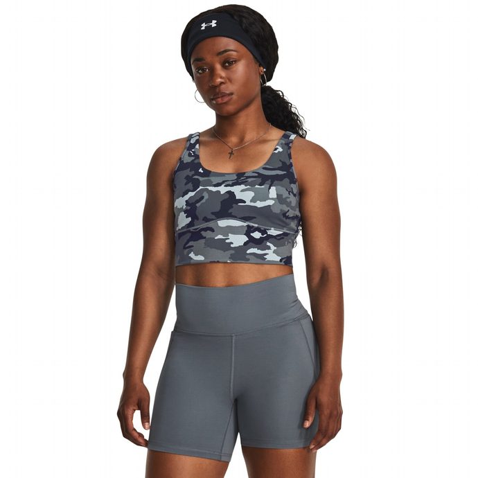 Under Armour SLEEVELESS MERIDIAN FITTED CROP TANK - Top - black