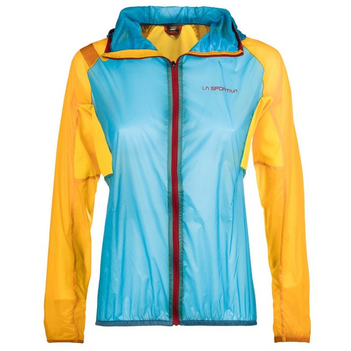 LA SPORTIVA Briza Windbreaker Jkt W K63 Malibu Blue/Yellow