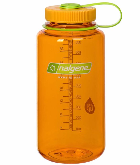 NALGENE Wide-Mouth 1000 mL Clementine Sustain