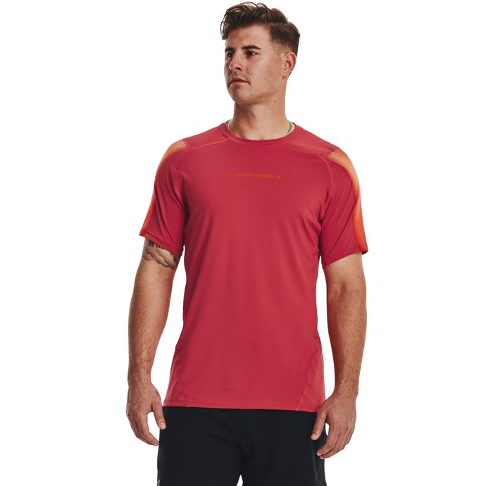 UNDER ARMOUR UA HG Armour Nov Fitted SS, Red