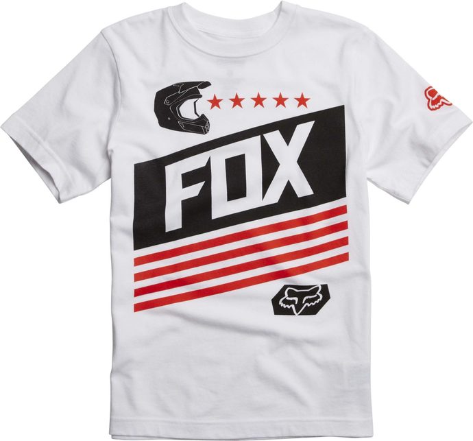 FOX Youth Ozwego Optic White - tričko