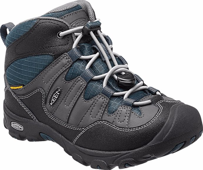 KEEN Pagosa Mid WP K, magnet/navy - dětská outdoorová obuv