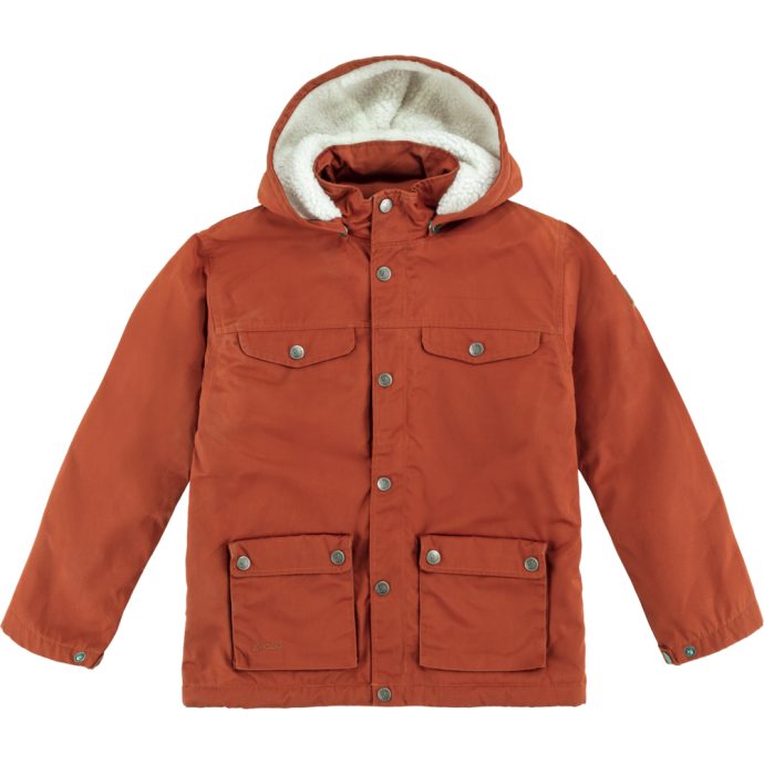 Kids Greenland Winter Jacket, Autumn Leaf - zimní bunda dětská