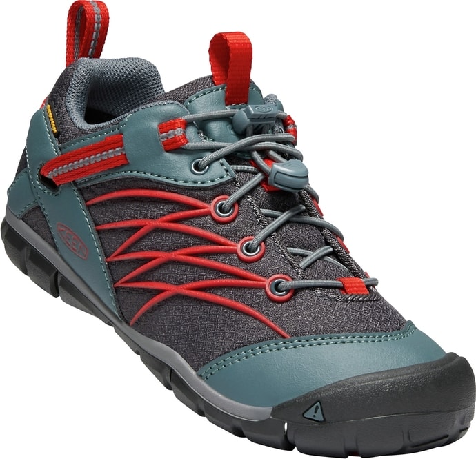 KEEN CHANDLER CNX WP Y, STORMY WEATHER/FIREY RED