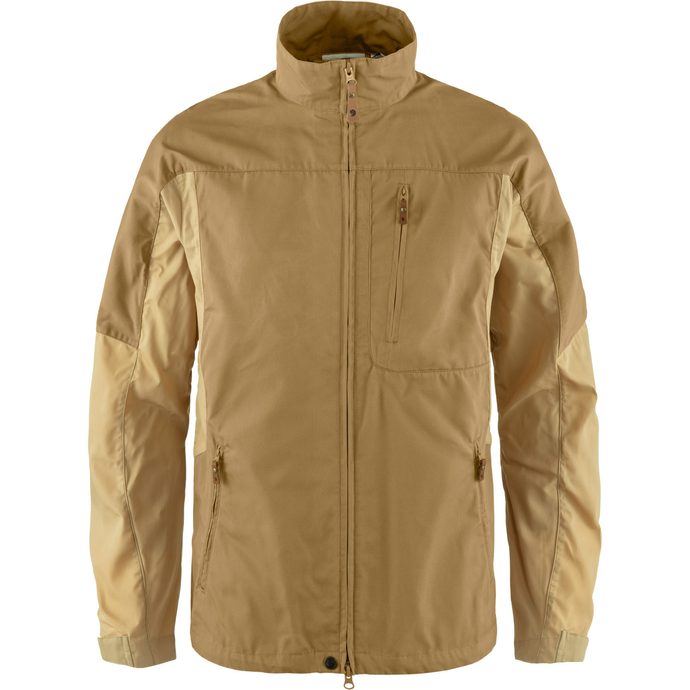 FJÄLLRÄVEN Övik Stencollar Jacket M Buckwheat Brown-Dune Beige