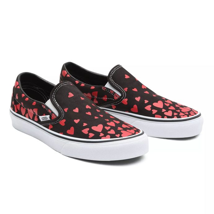 VANS UA Classic Slip-On (VALENTINESHRTS),BLKRCNGRD