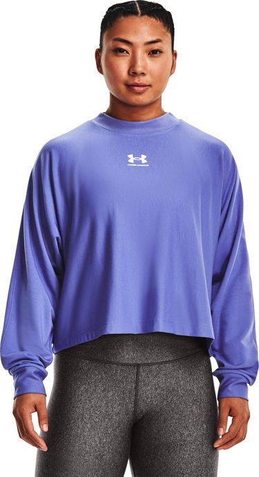 UNDER ARMOUR UA Rival Terry Oversized Crw-BLU