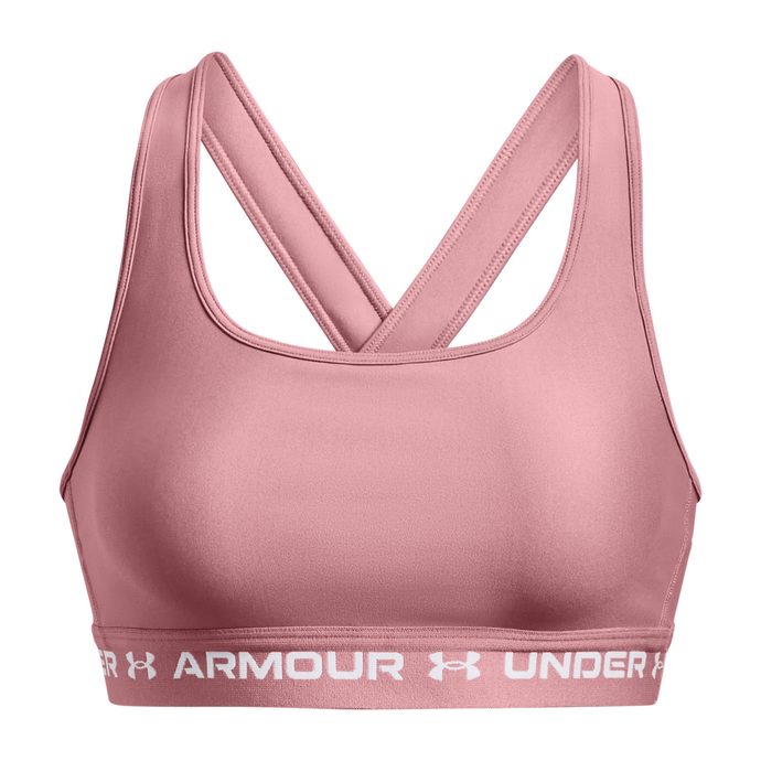 Under Armour Crossback Mid fitness bra pink 1361034-697 