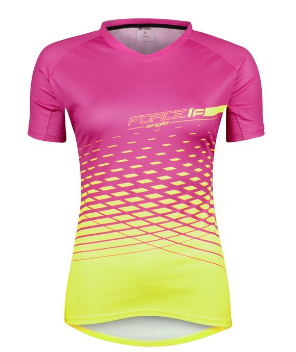 FORCE MTB ANGLE women's neck sleeve, pink-fluo