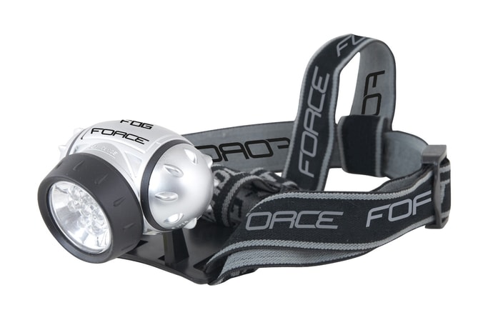 FORCE FOG 7 LED diod+baterie, stříbrná