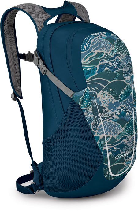 OSPREY Daylite 13l II, tectonic print blue