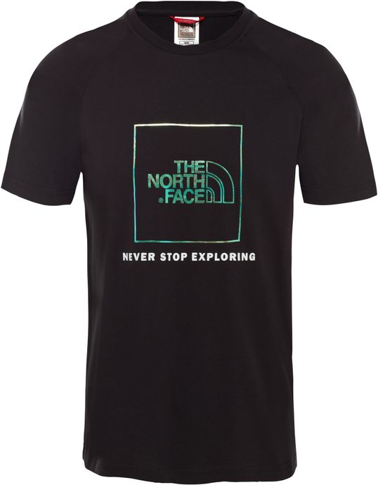 THE NORTH FACE M S/S RAG RED BOX TE TNF BLACK IRIDESCENT