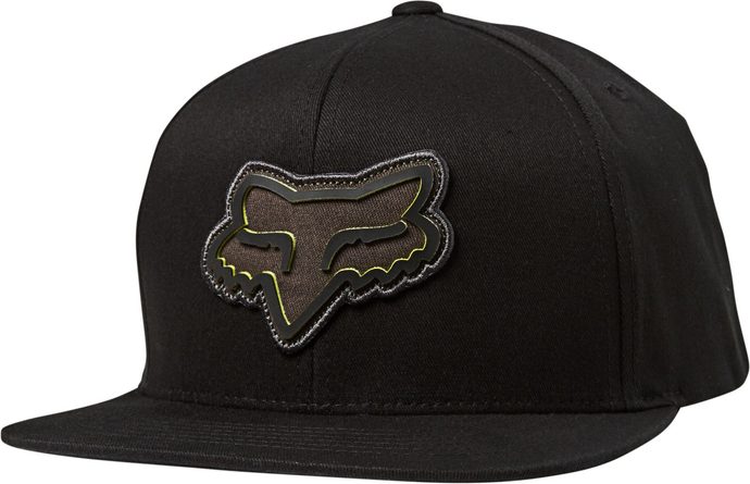 FOX Gasket Snapback Hat Black