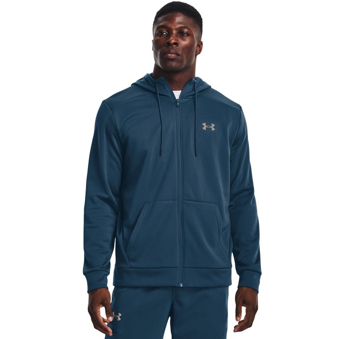  UA Armour Fleece FZ Hoodie, Blue - men's sweatshirt - UNDER  ARMOUR - 52.45 € - outdoorové oblečení a vybavení shop