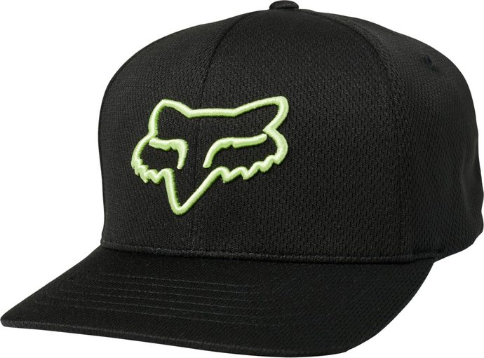 FOX Lithotype Flexfit Hat Black/Green