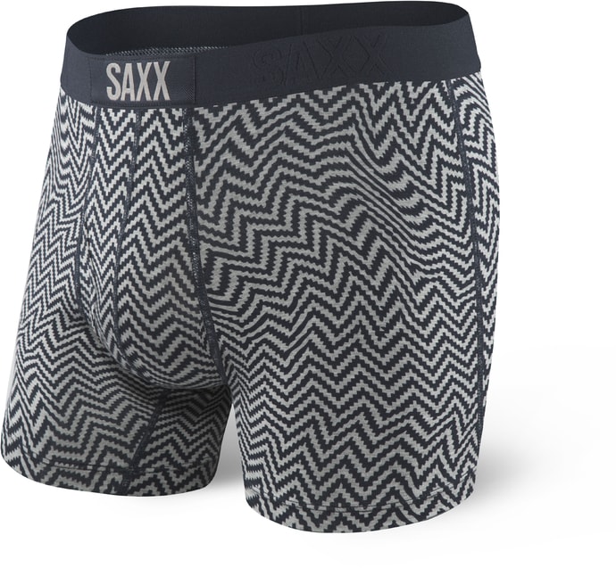 SAXX ULTRA BOXER FLY, herringbone haze