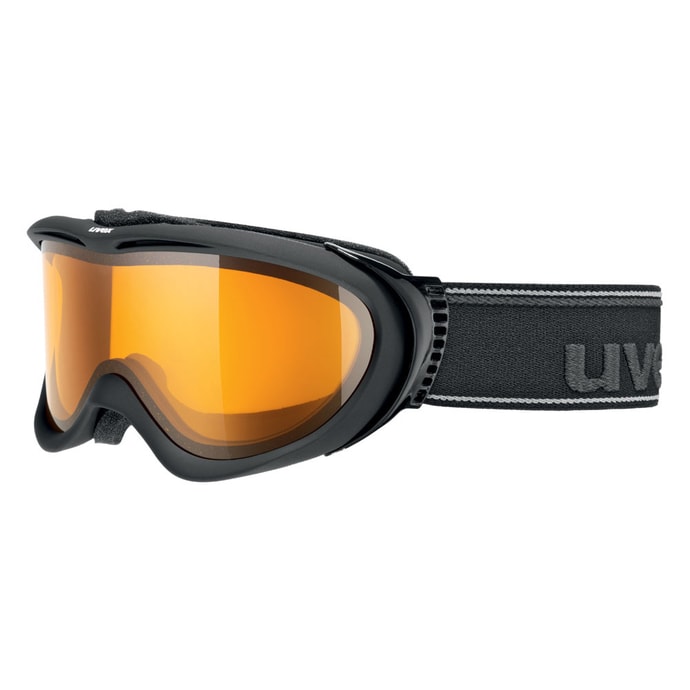 UVEX COMANCHE OPTIC black mat/lasergold lite - černé lyžařské brýle