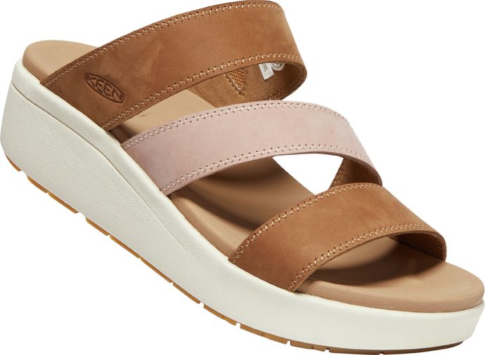 KEEN ELLECITY SLIDE WOMEN, toasted coconut/fawn