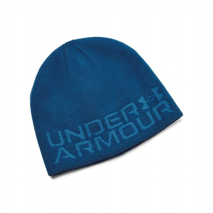 UNDER ARMOUR Reversible Halftime Beanie-BLU