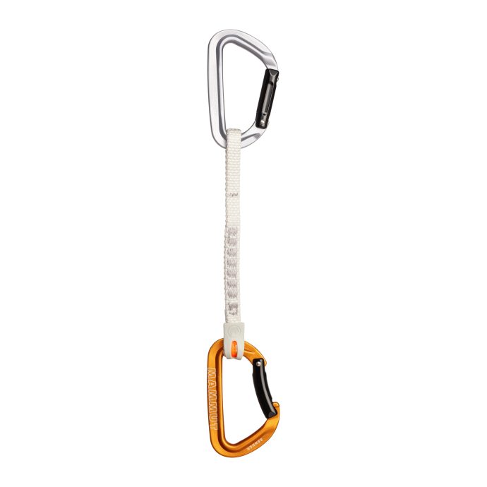 MAMMUT Sender Keylock 17 cm Quickdraw, Light Grey-Gold