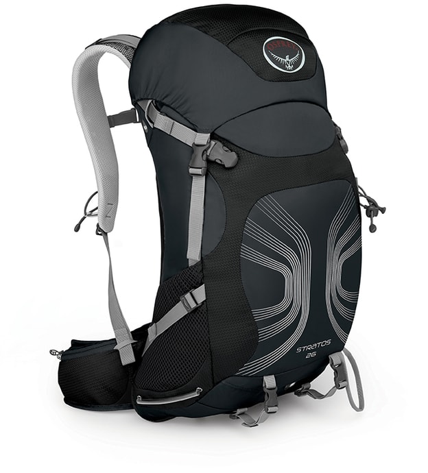 OSPREY Stratos 26 anthracite/black - turistický batoh