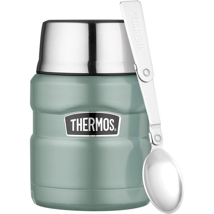 THERMOS Termoska na jídlo se skládácí lžící a šálkem 470 ml Duck Egg