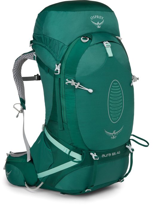 OSPREY Aura AG 65 rainforest green - turistický batoh