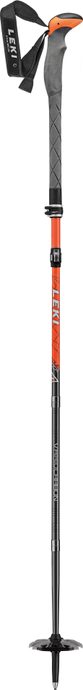 LEKI Tour Stick Vario Carbon, pastelloarange-coolgrey-white