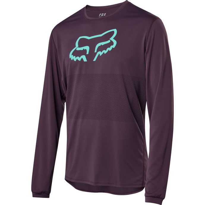 FOX Ranger Ls Foxhead Jersey, dark purple