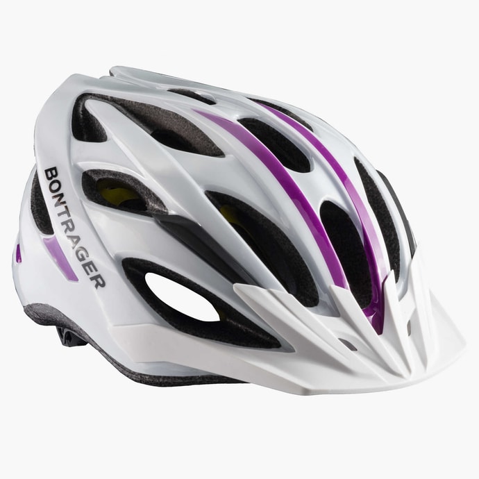 SOLSTICE WSD MIPS White/Purple - Cyklistická přilba