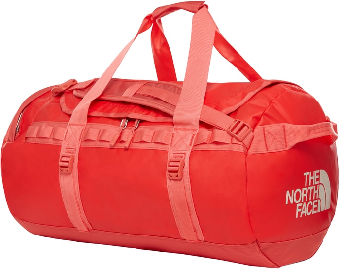 THE NORTH FACE BASE CAMP DUFFEL M 71 L, JUICY RED/SPICED CORAL