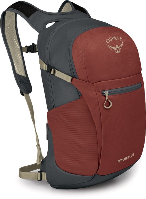 OSPREY DAYLITE PLUS, acorn red/tunnel vision grey