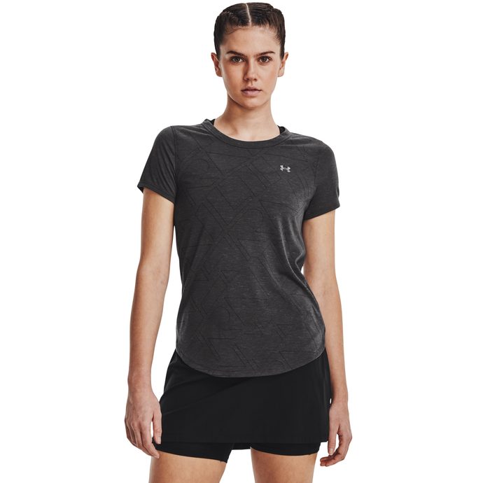 UNDER ARMOUR UA Run Trail Tee, Gray