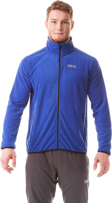 NORDBLANC NBWFM5878 ROLE blue cheetah - men's fleece sweatshirt action