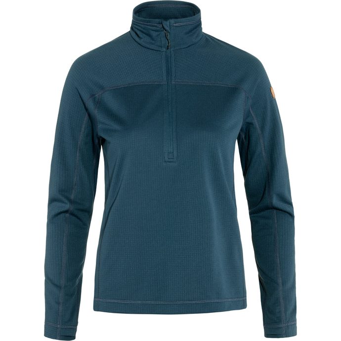 FJÄLLRÄVEN Abisko Lite Fleece Half Zip W Indigo Blue