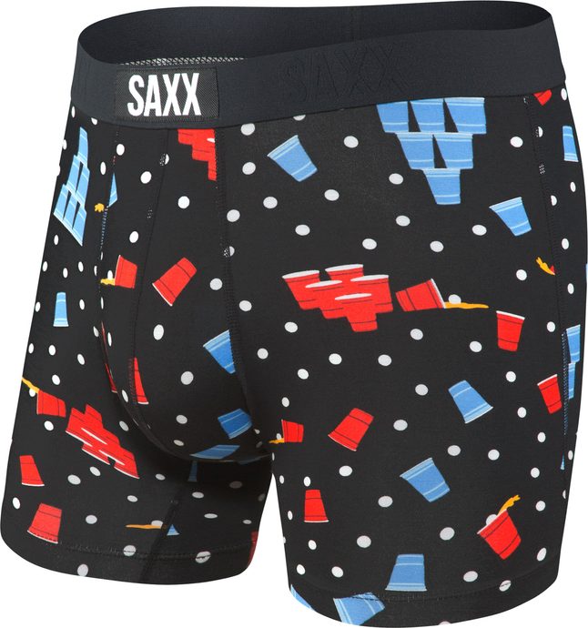 SAXX VIBE BOXER BRIEF, black beer champs