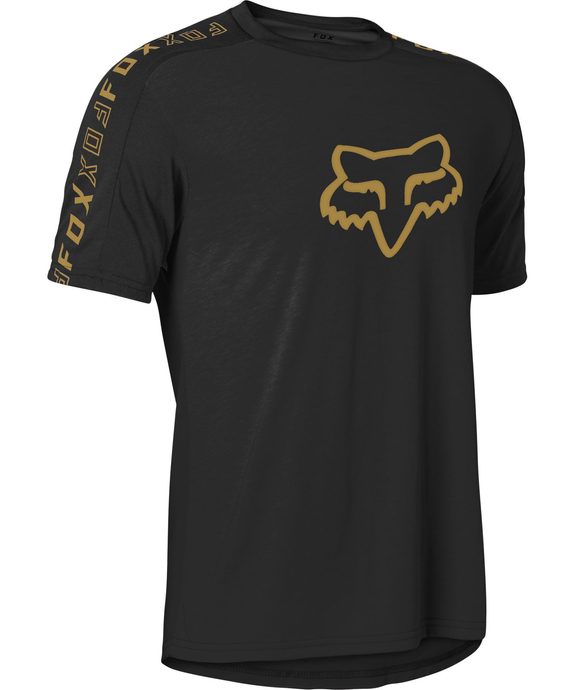 FOX Ranger Dr Ss Jersey, Black/Gold